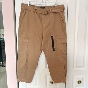 Banana Republic Factory NWT High Waisted Tapered Slim Belted Utility Cargo Pants